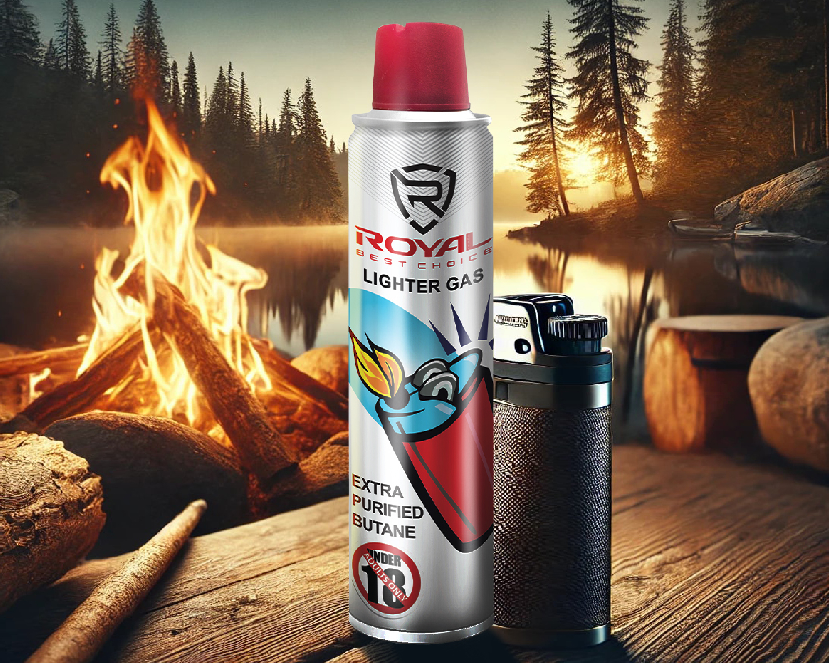 اسپری گاز فندک