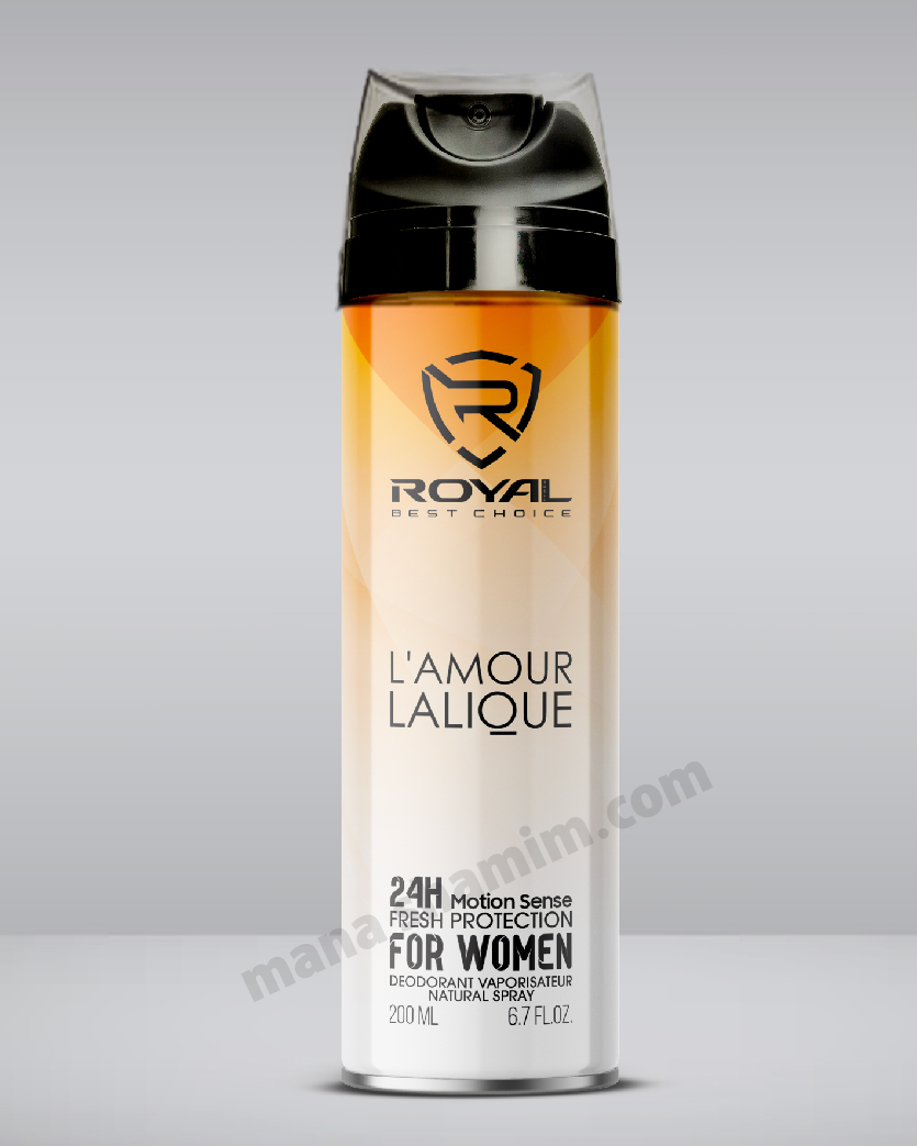 اسپری خوشبو کننده بدن لالیک لامور رویال یرای بانوان