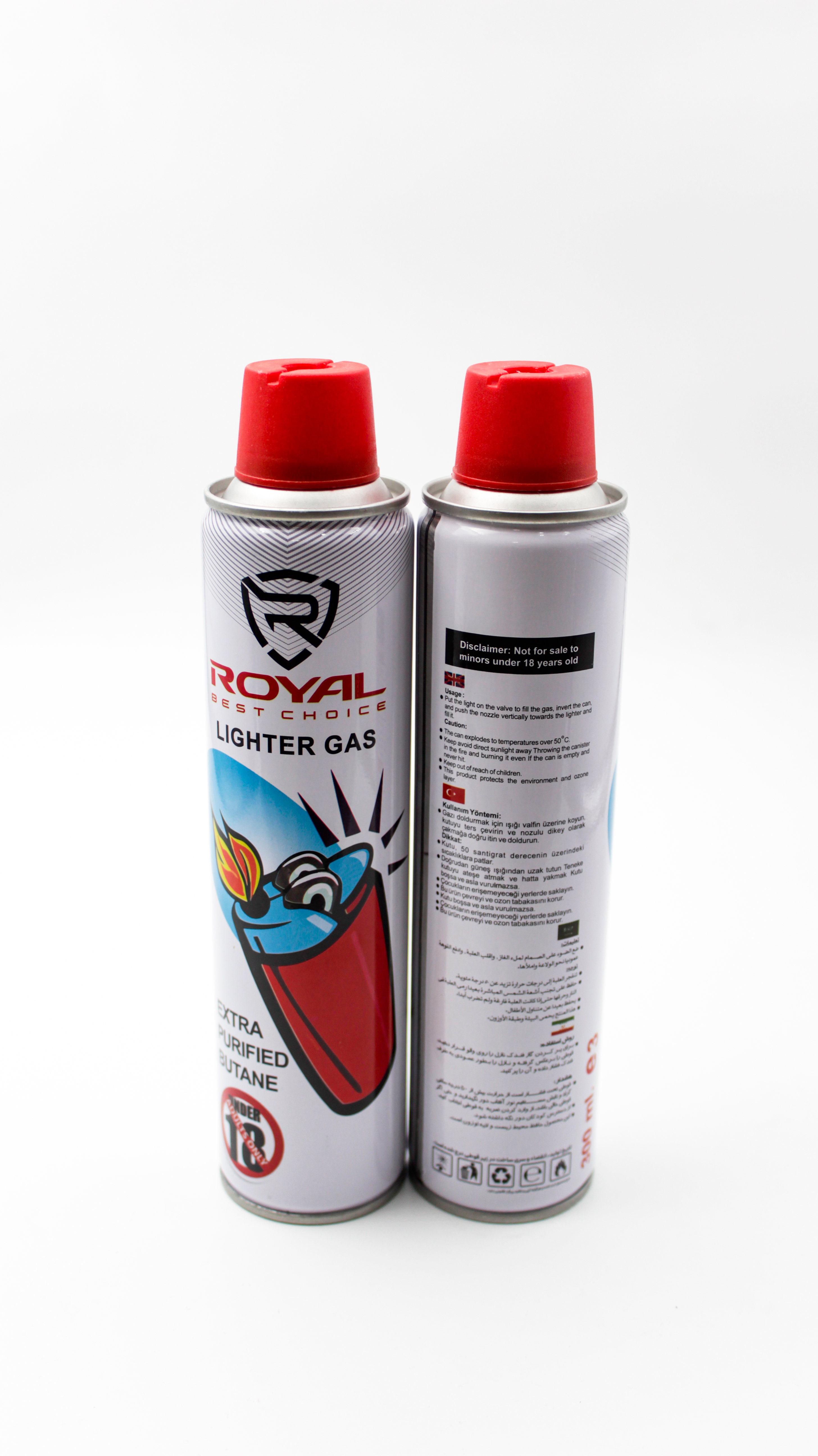 تصویر اسپری گاز فندک رویال